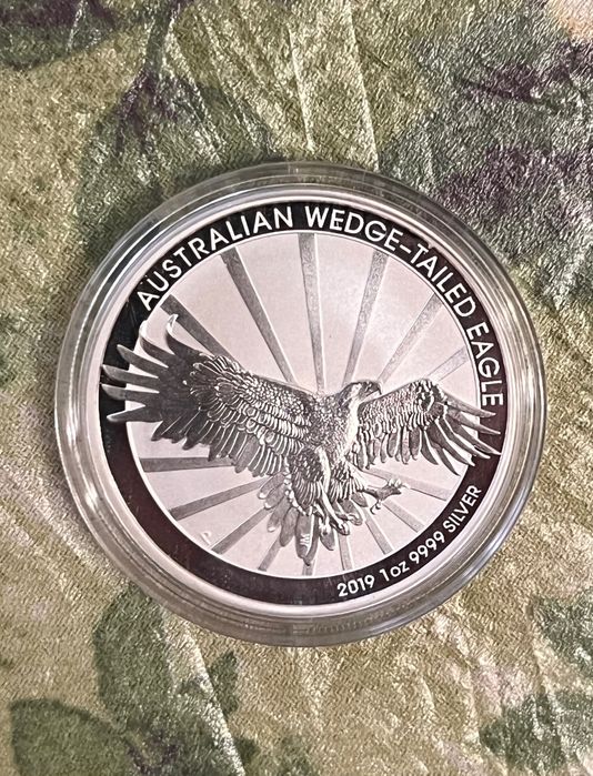 Орел 2019 - серебряная монета 1 Oz