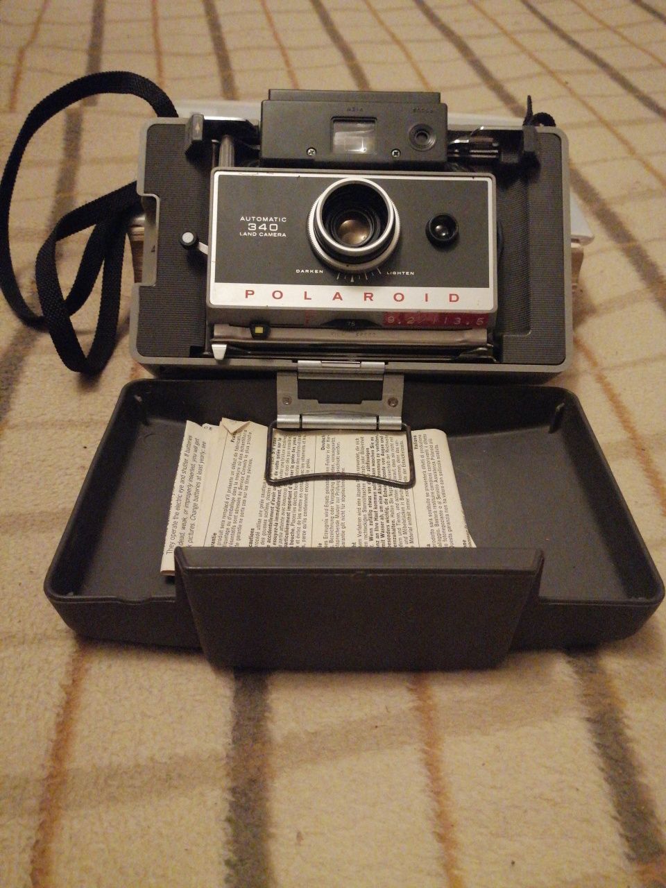 Aparat Polaroid 340 Automatic Land Camera lata 60te