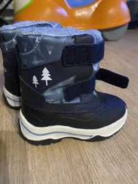 Buty śniegowce zimowe chłopięce 21 rozmiar