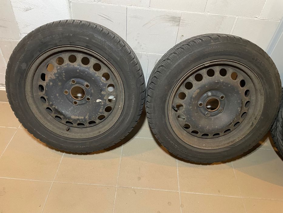 Koła felgi Opel 5x110 16 cali 6,5 J , opony 205/55/16 zimowe ,Vectra C