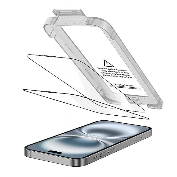 Szkło Hartowane Tech-Protect Quick Set+ 2-Pack Iphone 17 Black