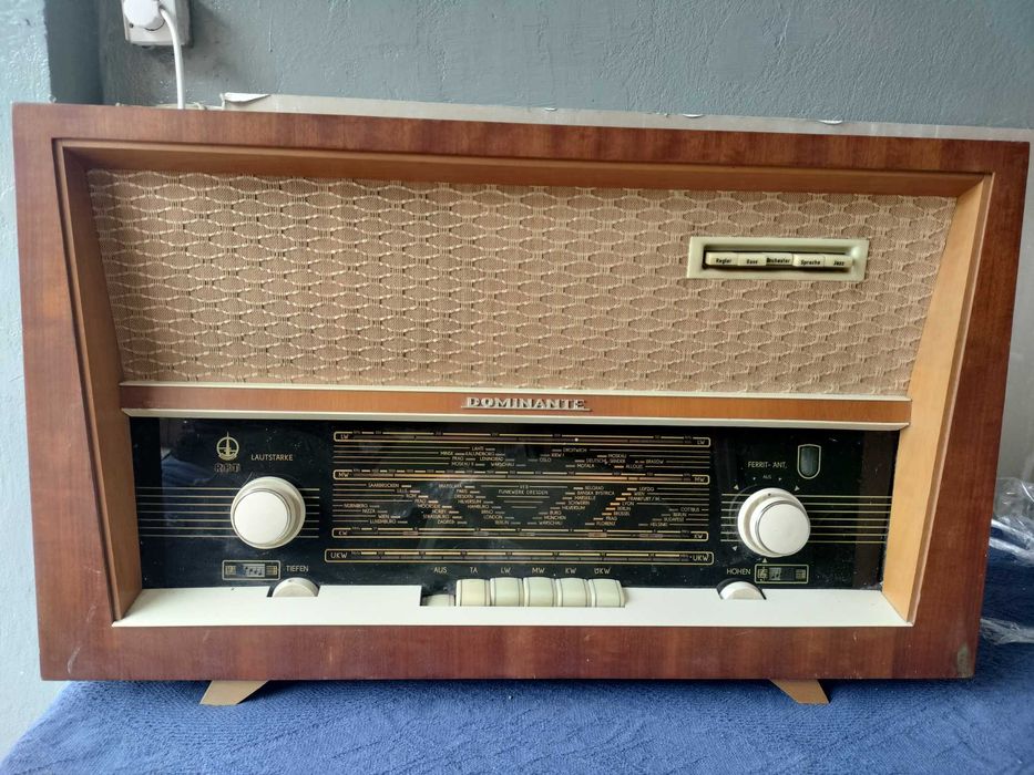 stare radio lampowe RFT Dominante