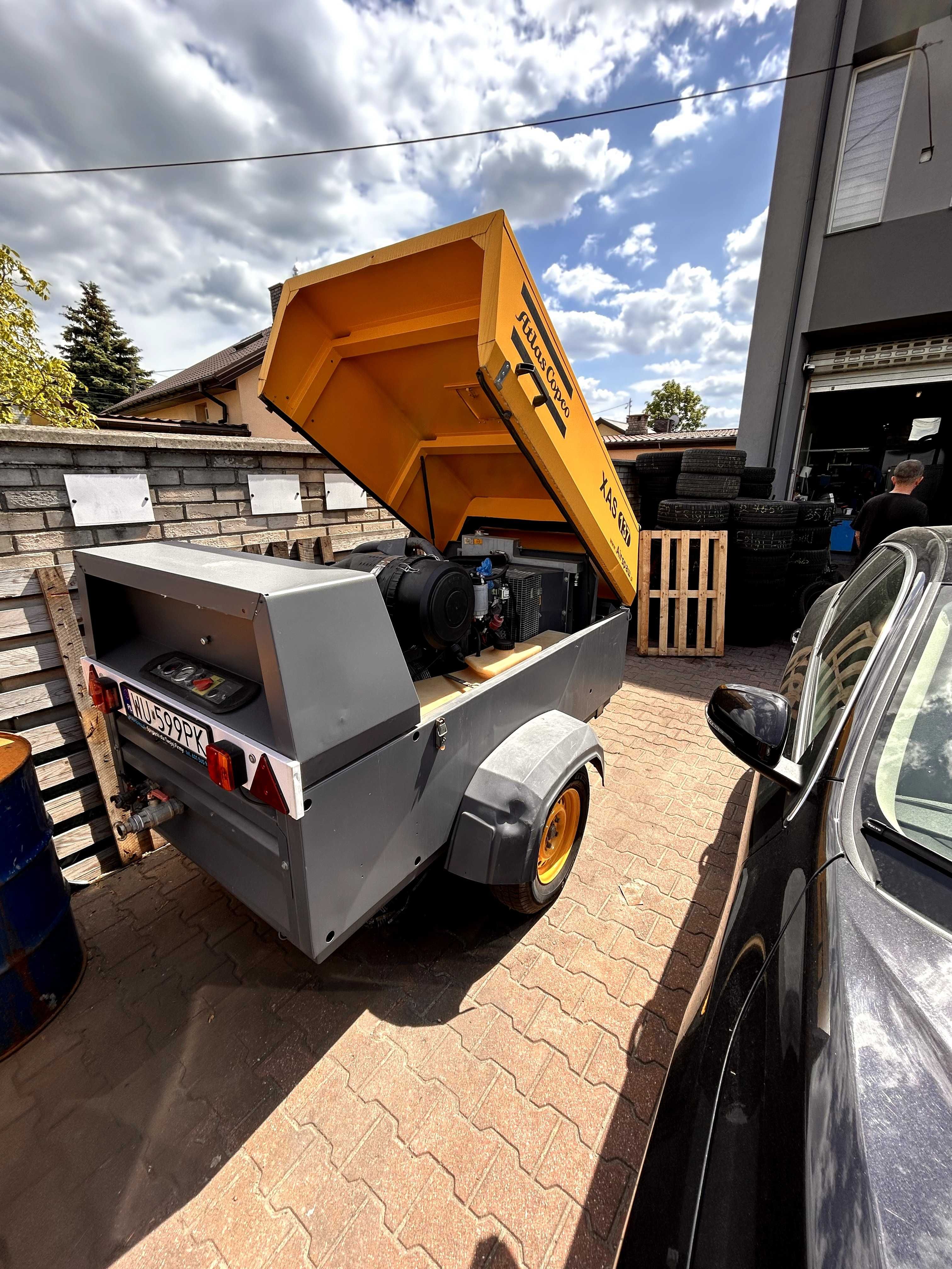 Sprężarka Śrubowa kompresor Atlas Copco XAS 137