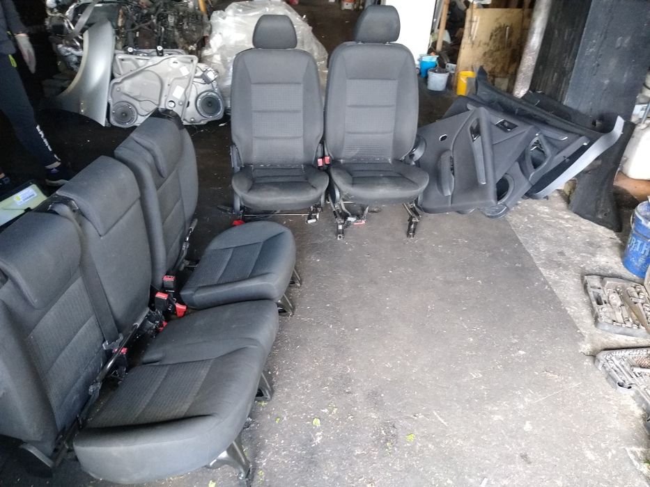 Fotele siedzenia boczki Mercedes B-klasa Europa oryginał komplet