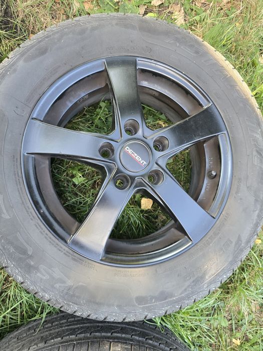 Alufelgi Czarne Dezent 15' + Opony Letnie StarFire 195/65 R15