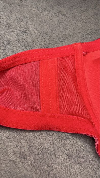 Бюстгалтер велюровый фуксія