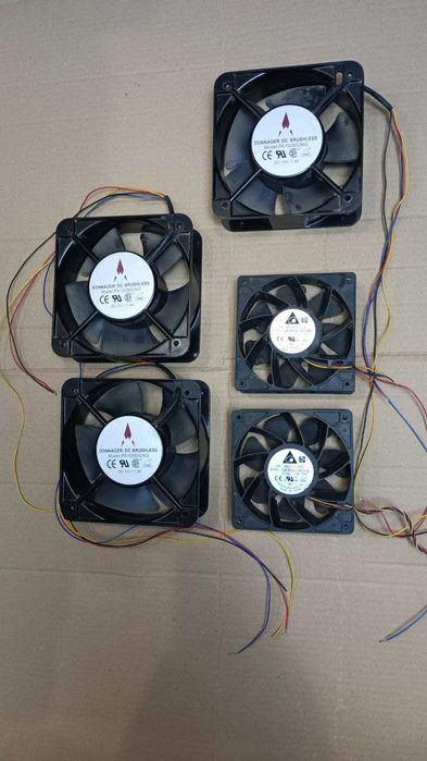 Вентилятор 120 150мм Delta Donnager 12v 2.7A 12В 1.8A кулер