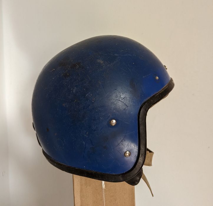 Шлем, шолом СССР,мотошолом,мотошлем,мото,синій,синий