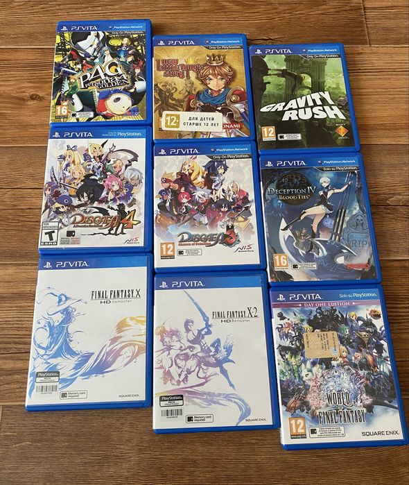 Sony PS Vita: Gravity Rush, Persona 4 Gold, Killzone, Final Fantasy