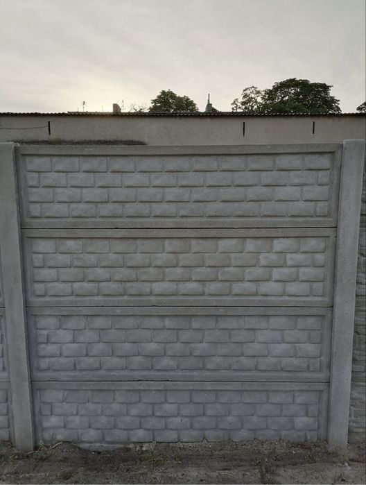 Płyta Betonowa Ogrodzeniowa Ogrodzenie Cegiełka Transport