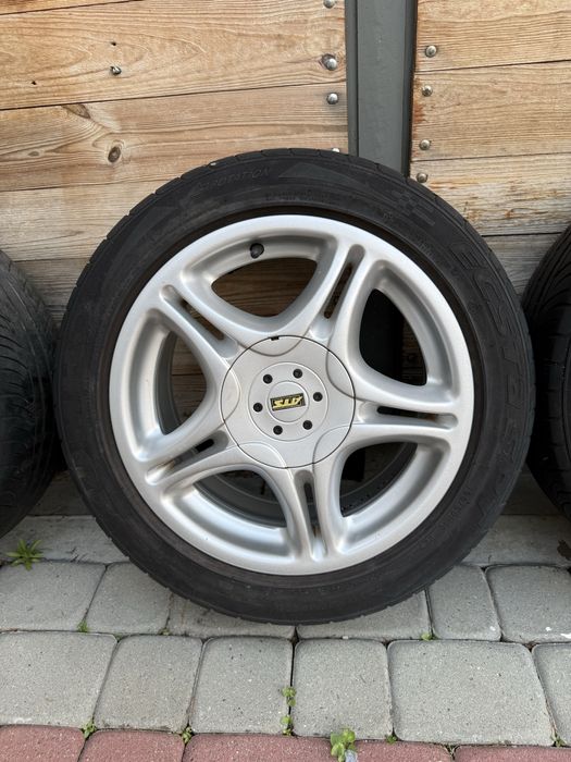 Komplet kół letnich 195/50 R15 Kumho Ecsta SPT na felgach ATS 4x100