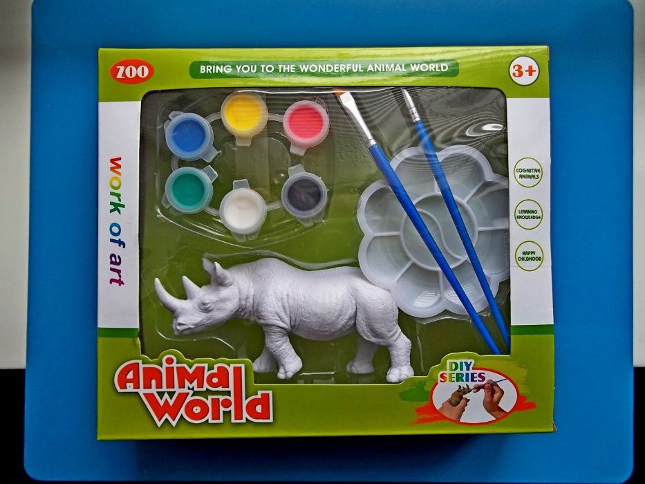 Набор Творчества  Раскрасить фигурку - Носорога от Animal World