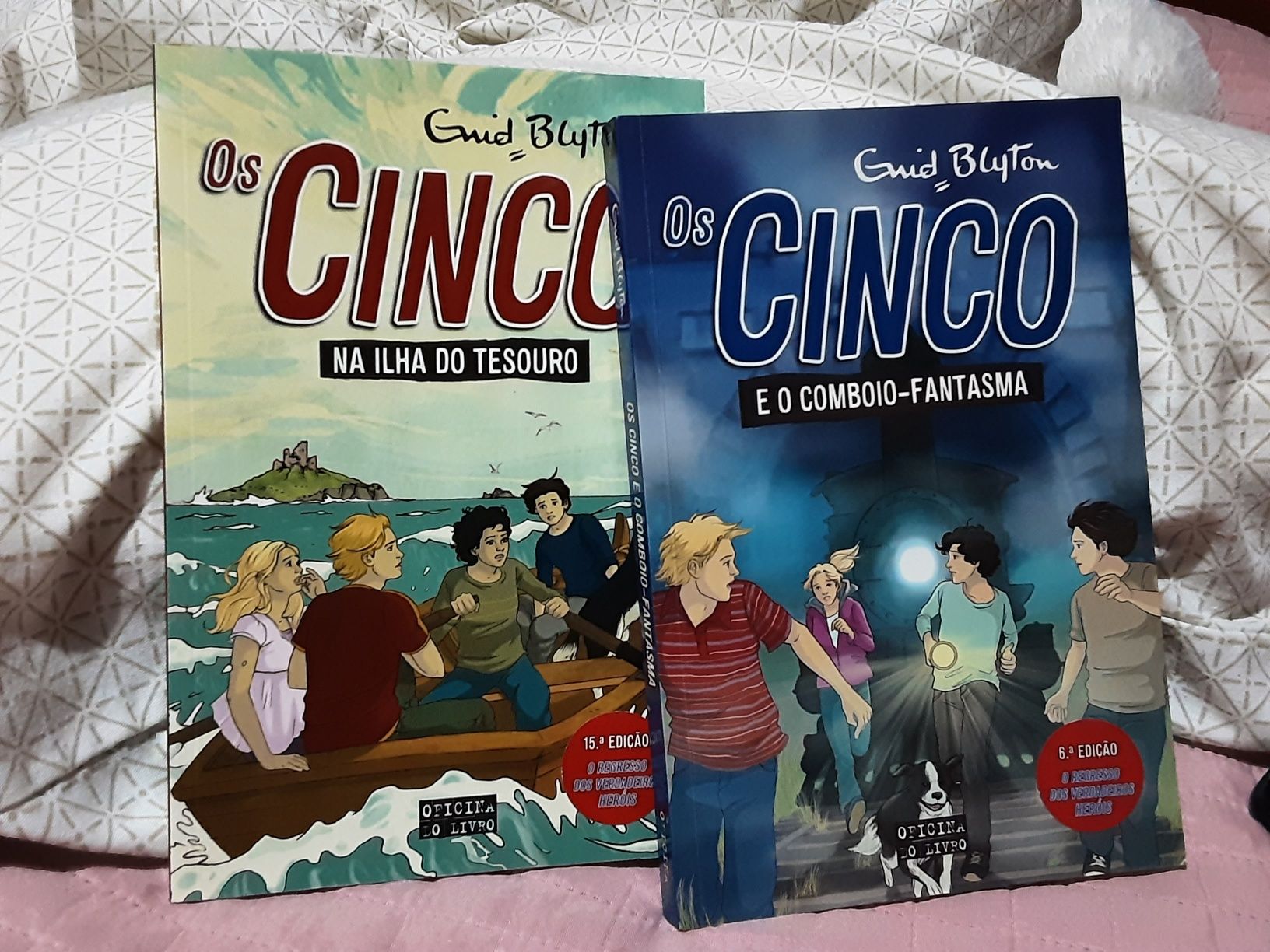 2 livros da coelçao Os Cinco