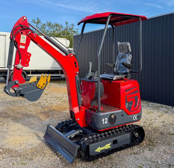 Minikoparka gasiennicowa MEX X 12   B&S. NOWA |  DOSTEPNA OD REK !