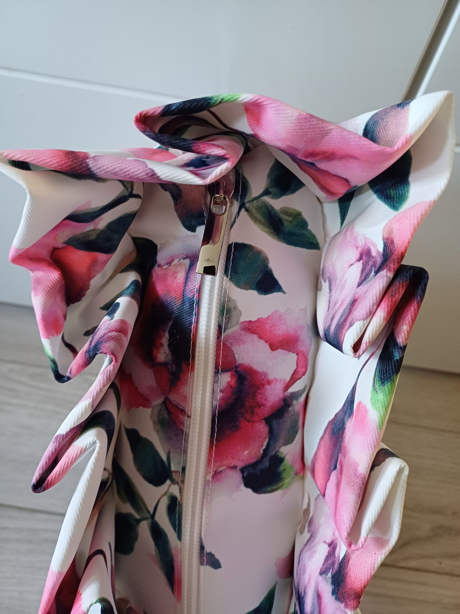 Organizer w różowe kwiaty do torebki O Bag Standard