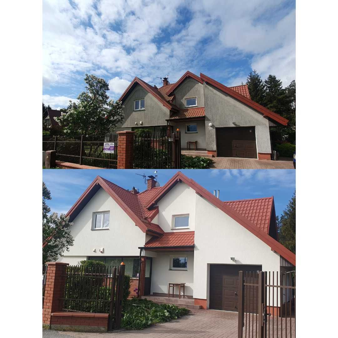 Mycie/Malowanie elewacji, dachów i kostki brukowej