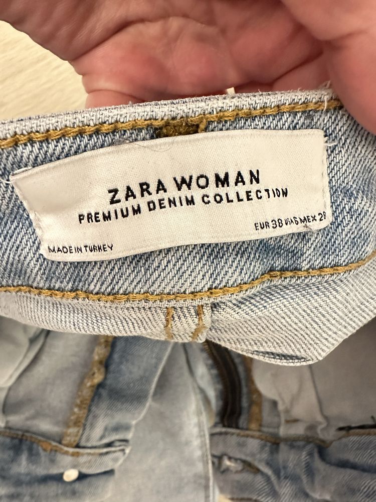 Джинси, Zara. висока посадка, S