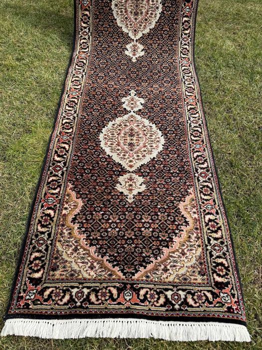 Kaszmirowy r.tkany chodnik dywan perski Tabriz 370x80 galeria 16 tyś
