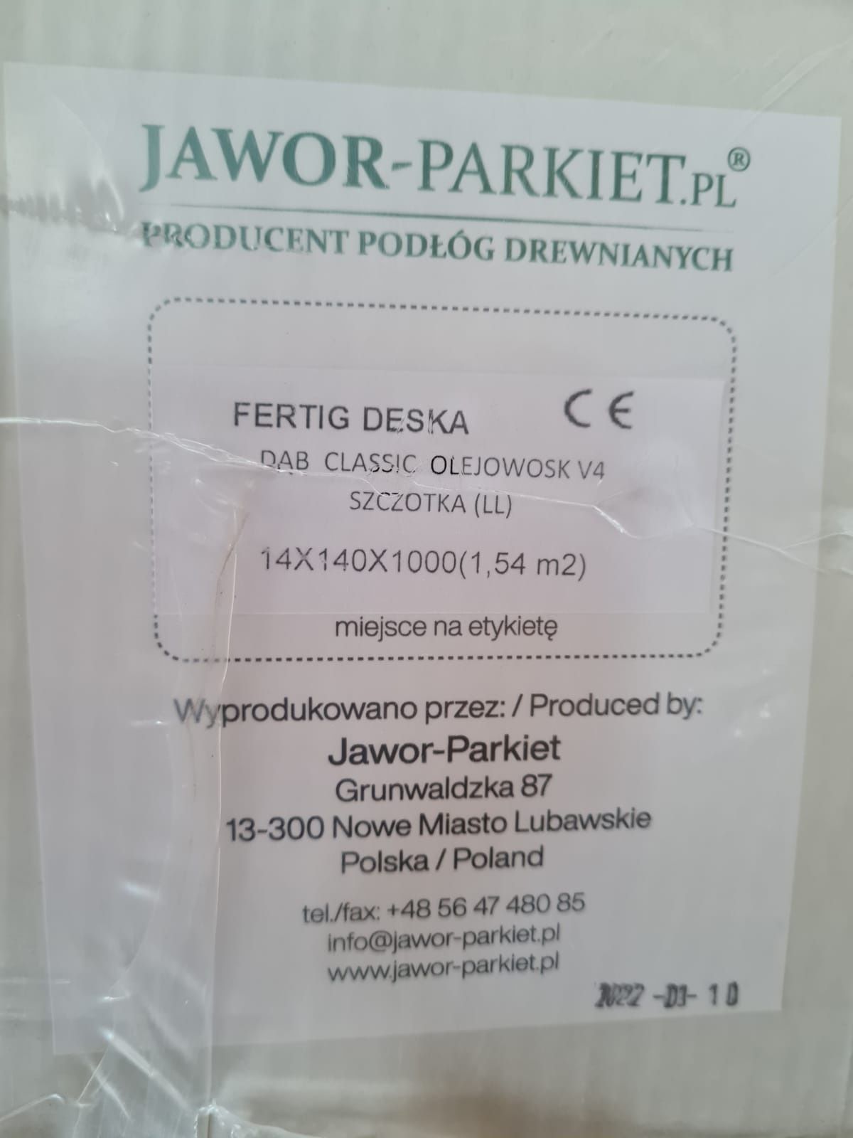 Parkiet podloga drewniana Jawor classic dab