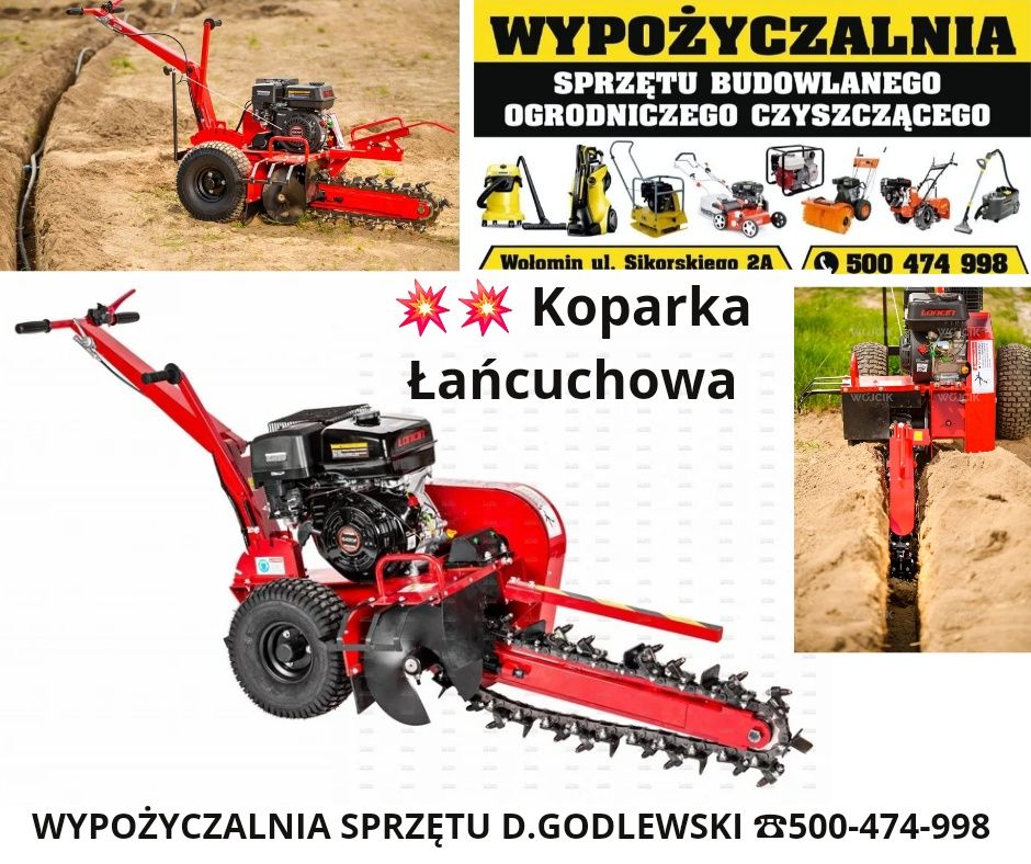 Wynajem! Glebogryzarka Wynajmę! Wypożyczalnia!