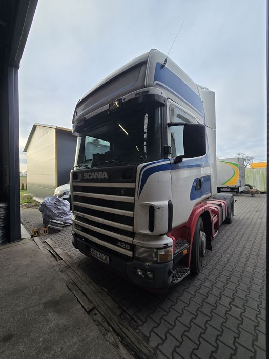 SCANIA 124L420, manual, zarejestrowana,  retarder
