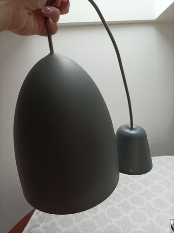 Lampa sufitowa szara