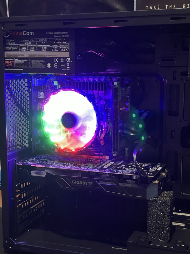 GTX 1070 8GB | 16GB DDR4 | 12 ядер | 128GB SSD | 600W Ігровий ПК