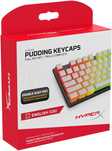 Klawisze do klawiatury Pudding Keycaps białe