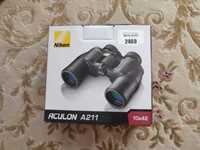 Бинокль Nikon Aculon A211 10x42 Новый из США