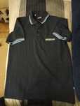 Koszulka polo fishbone granatowa M  t-shirt