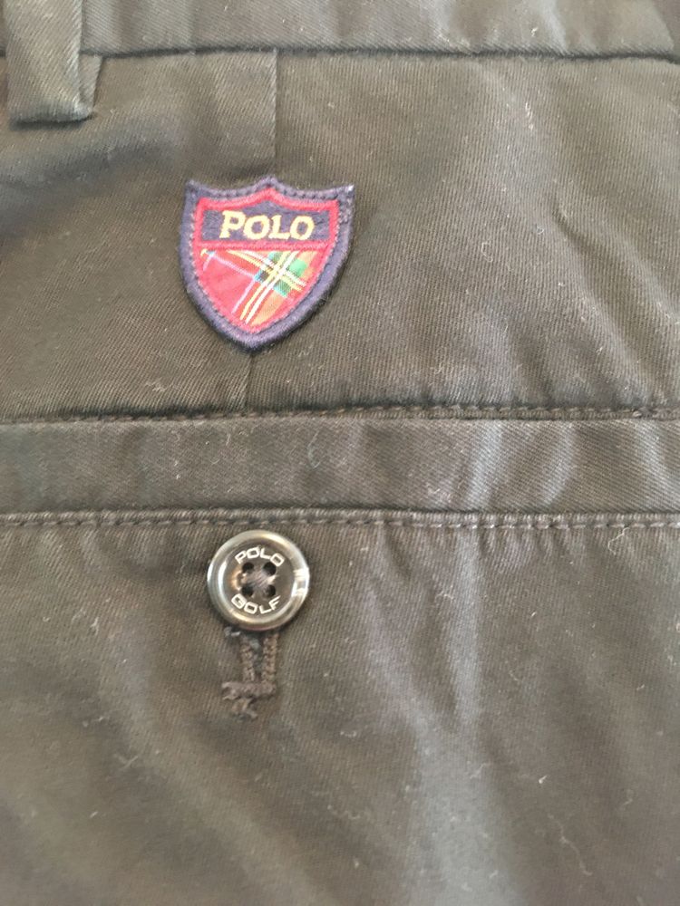 Ralph Lauren Polo golf W38 spodenki męskie czarne szorty