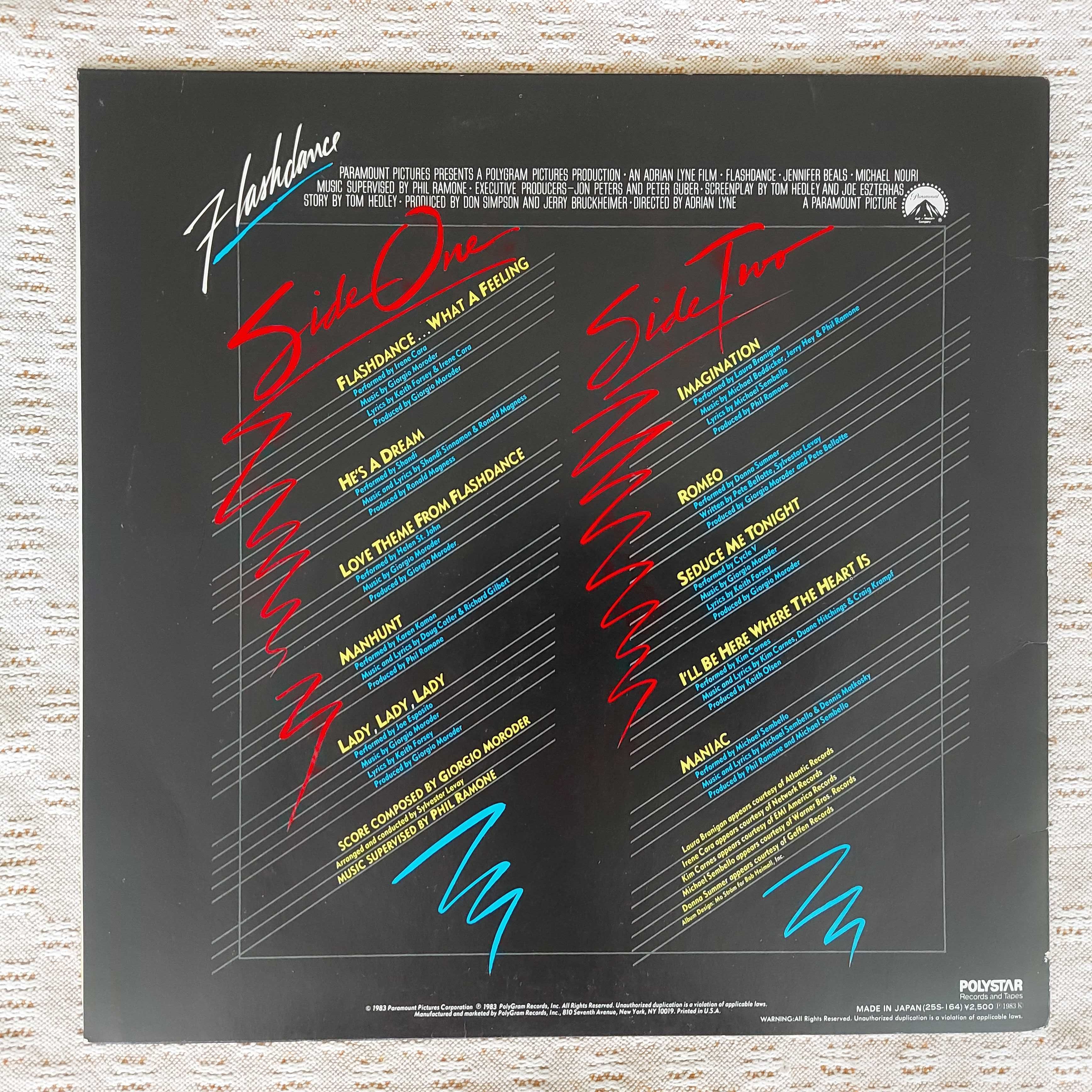 Soundtrack Flashdance (Original Soundtrack From .. 1983  Japan (NM/EX)