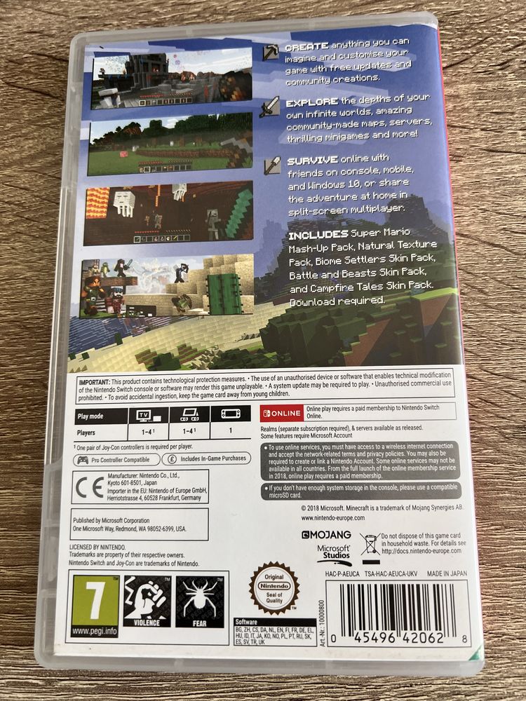 Minecraft Switch napisy PL