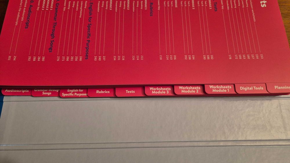 Vendo Dossier Professor e Manual de Inglês MASTER PRO 10º Ano - NOVO !