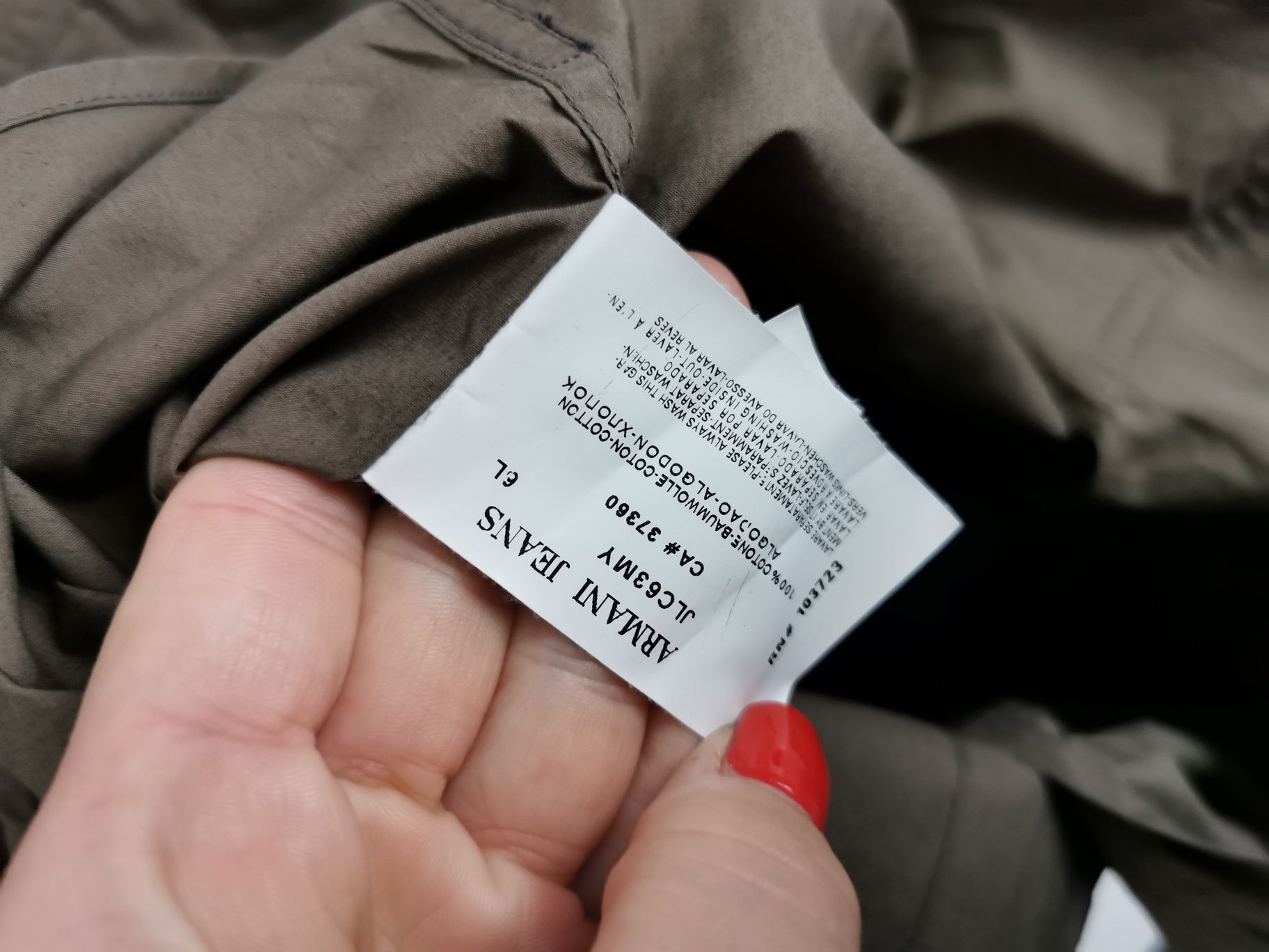 Armani Jenas koszula męska logowana L