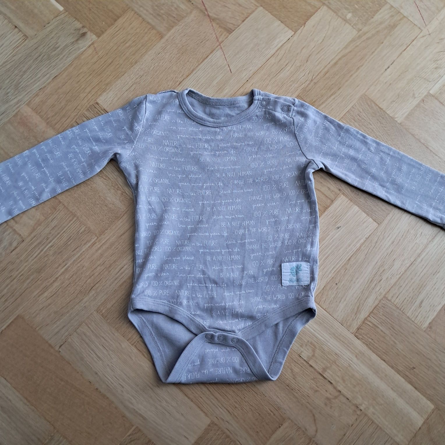Body niemowlęce z długim rękawem 80 cm So Cute Organic