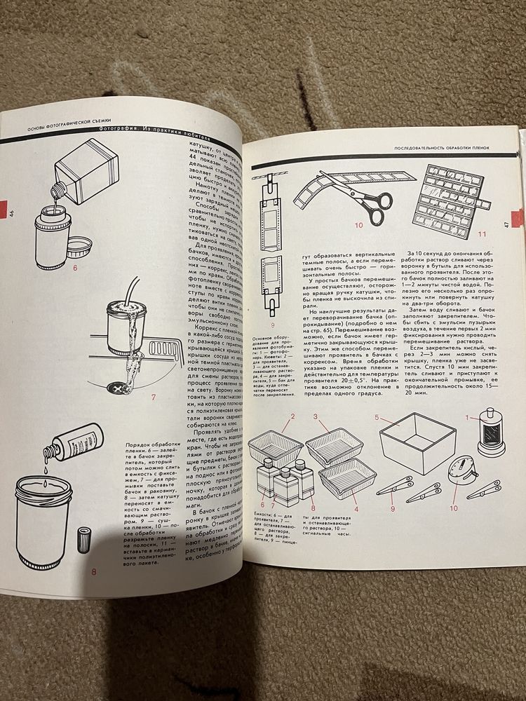 Винтажная книга по фотоискуству старыми фотоапараты