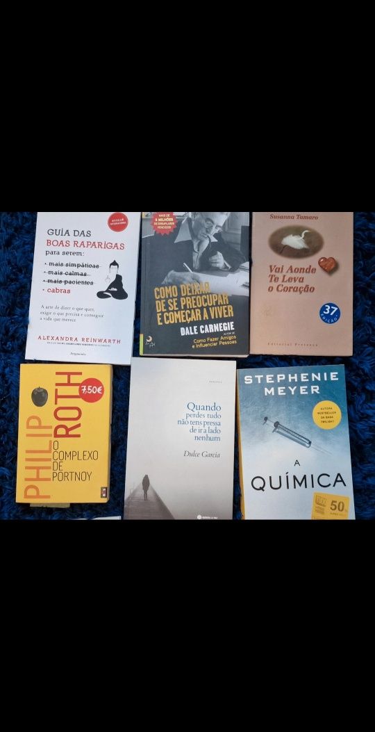 Livros diversos estimados