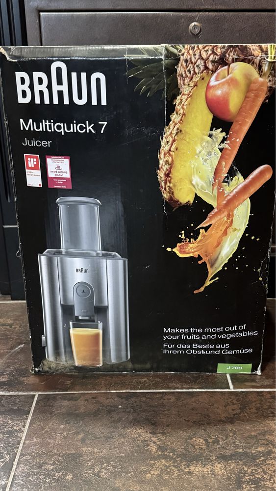 Соковитискач відцентровий Braun Multiquick