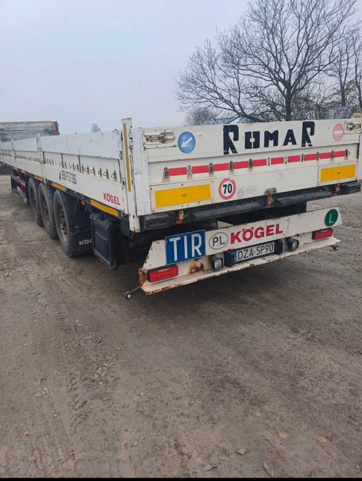 Naczepą Kögel tarcze bpw