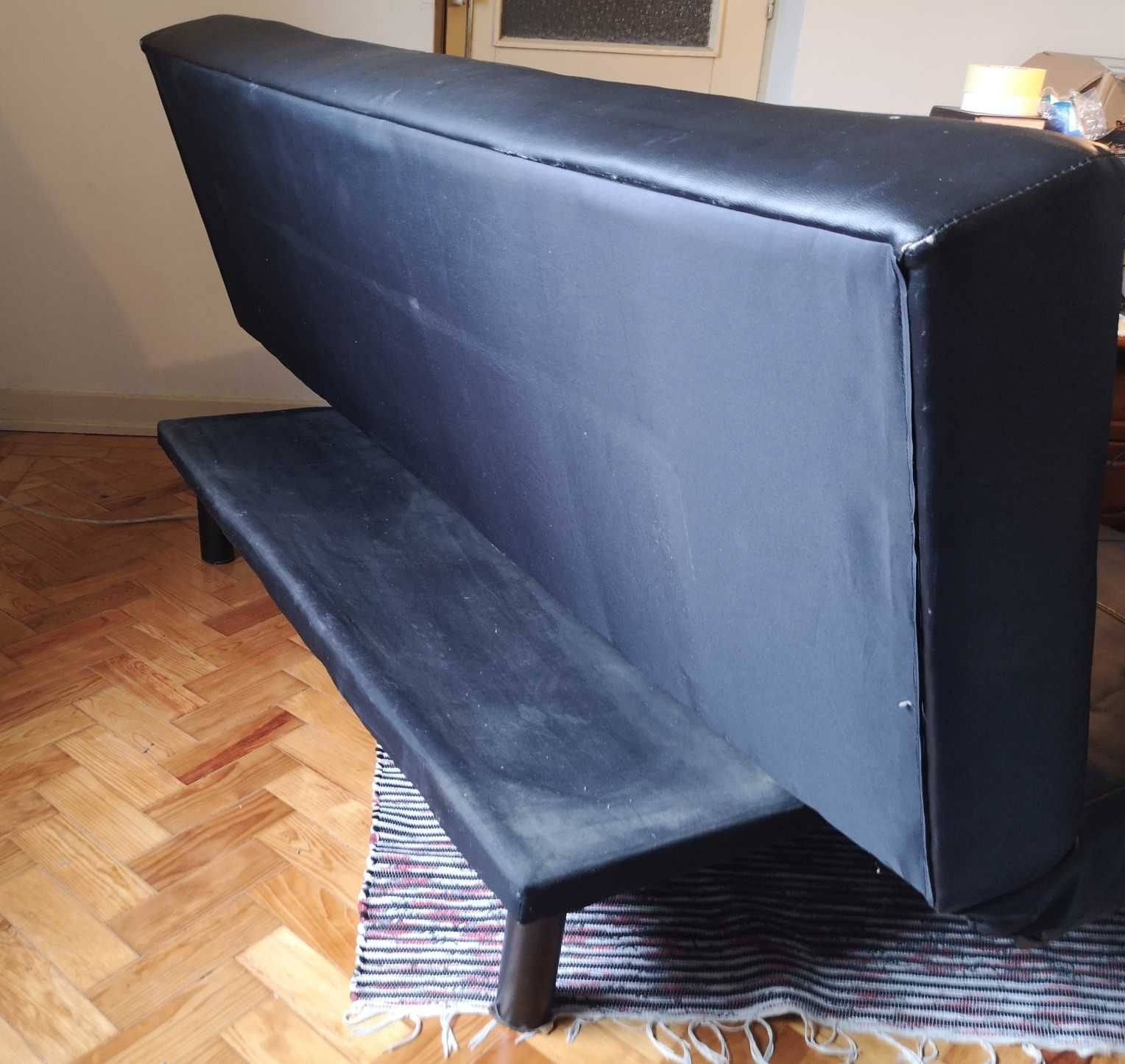 Sofá Cama Preto (180x120) usado