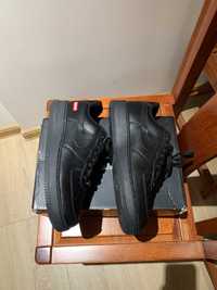 Supreme x Nike Air Force 1 Black Sneakers EU 38