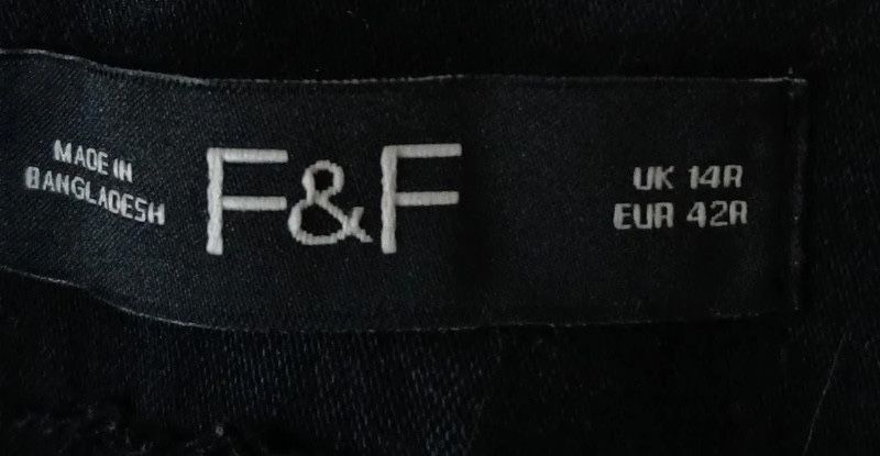 Czarne Jegginsy damskie F&F