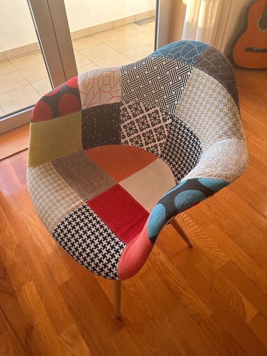 Cadeira com estampado