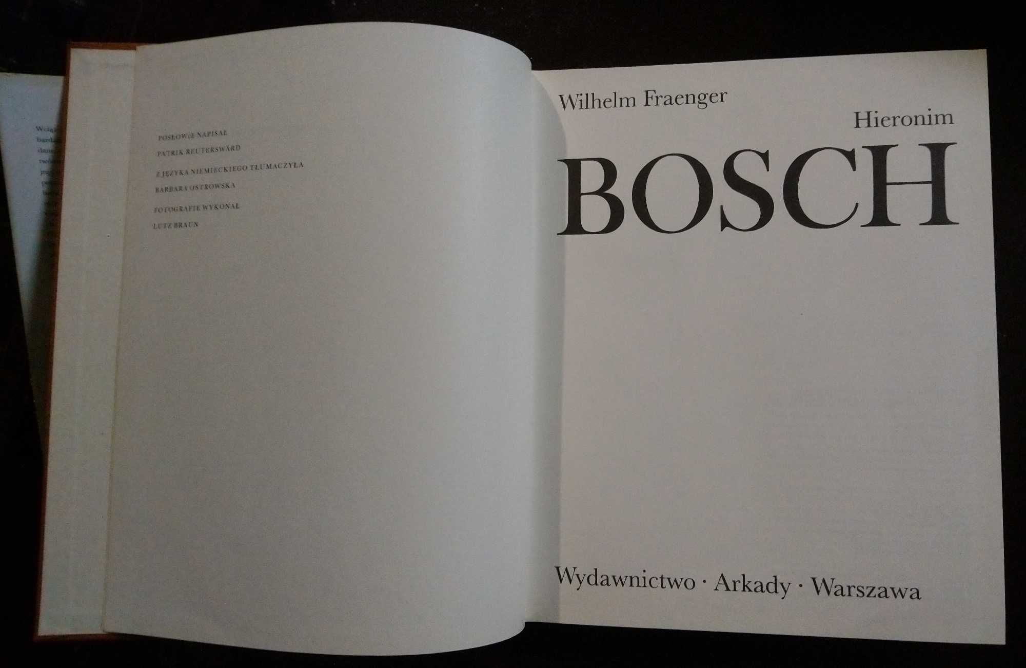 Album/Książka:  Bosch - Wilhelm Fraenger | Twórczość Hieronima Boscha