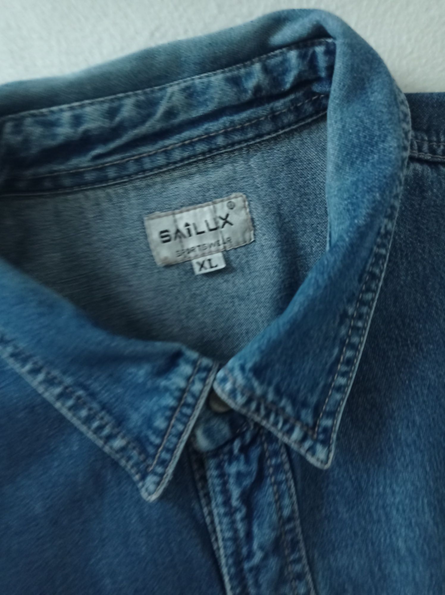 Koszula męska jeansowa SAILUX 42/XL