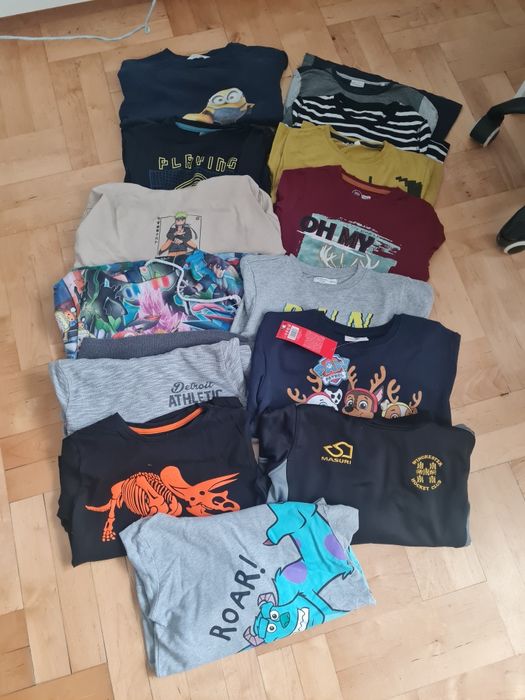 Paka ubran chłopiec 122/128