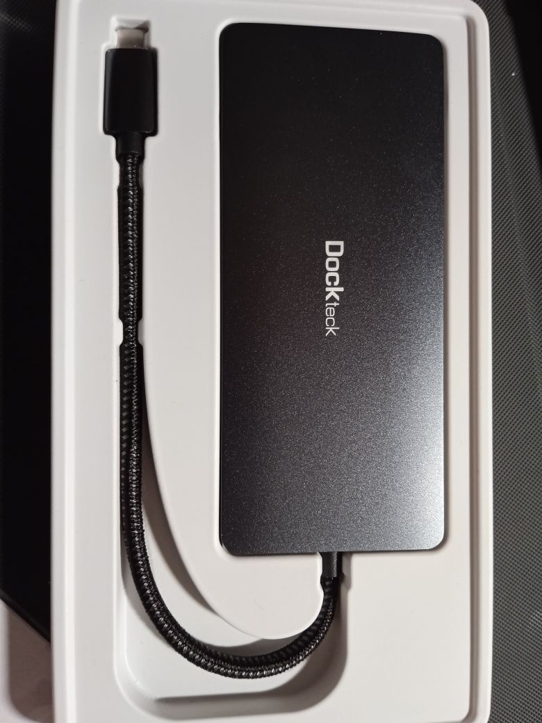 Док-станція USB C, адаптер-хаб Dockteck 12 в 1