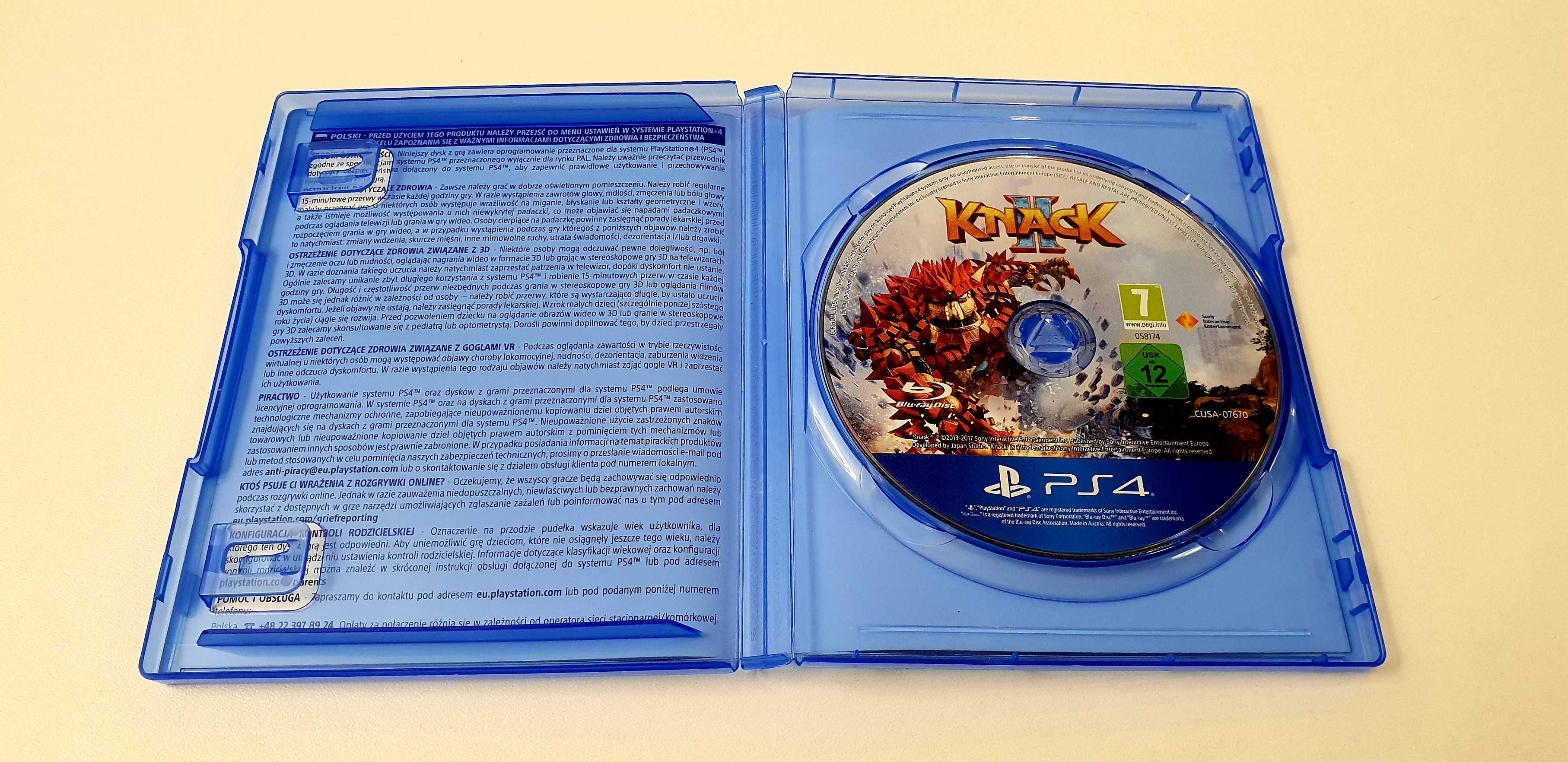 Gra Knack 2 II PL PS4 PS5 Playstation 4 5