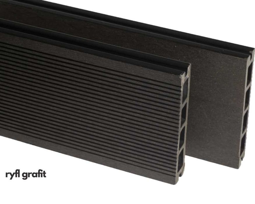 deska tarasowa kompozytowa PACO RYFLOWANA brąz grafit szary 5,8m mb